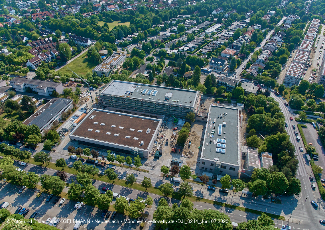 07.06.2023 - Baustelle zur Grundschule am Karl-Marx-Ring in Neuperlach